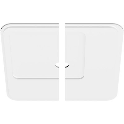 Médaillon de plafond contemporain en PVC de qualité architecturale de 40 po x P 2 po x P 14 po x P 1 po Lucan