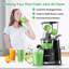 Aeitto - slow cold press juicer, vertical juicer, large channel, suitable for whole fruits and vegetables, BPA free-111914102