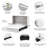 57W Full Murphy Cabinet Bed With Pullout Drawer-746302935-764062961