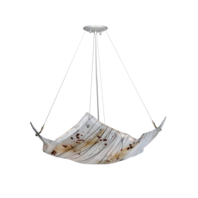 Metro Fusion 4 - Light Geometric Chandelier