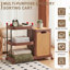 Panier à linge roulant avec tablettes de rangement, chariot à linge pliable amovible sur roulettes, rangement pour salle de bain, chambre à coucher et appartement peu encombrant-129767537