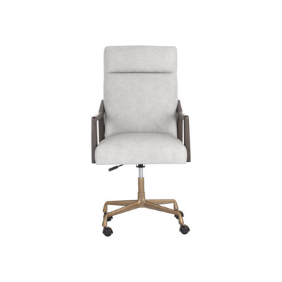 Collin Leather Swivel Office Chair
