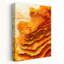 Flowing Orange Contours Abstract Modern Organic Landscape Nature Wall Art-129154535