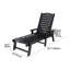 Chaise longue d'extérieur inclinable 78,7 po Alizay-1797026894