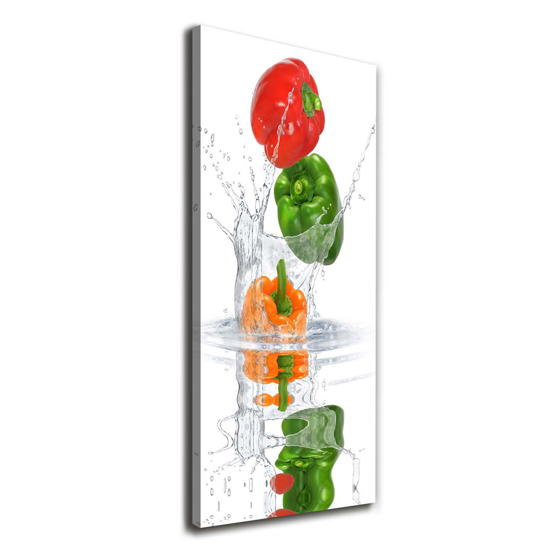 Peppers - Kunstdrucke auf Leinwand - Wrapped Canvas