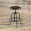 Tabouret de cuisine à hauteur de comptoir de 24 po avec siège pivotant en LeatherSoft Danita - chaise de cuisine-66650015