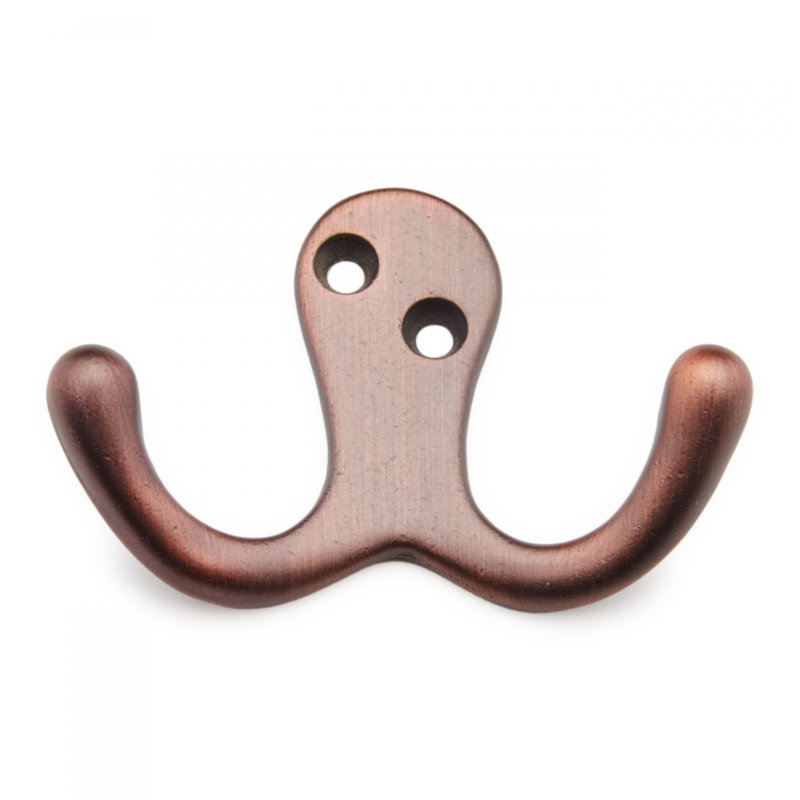 Flossmoor Metal Wall Wall Hook, Distressed Copper