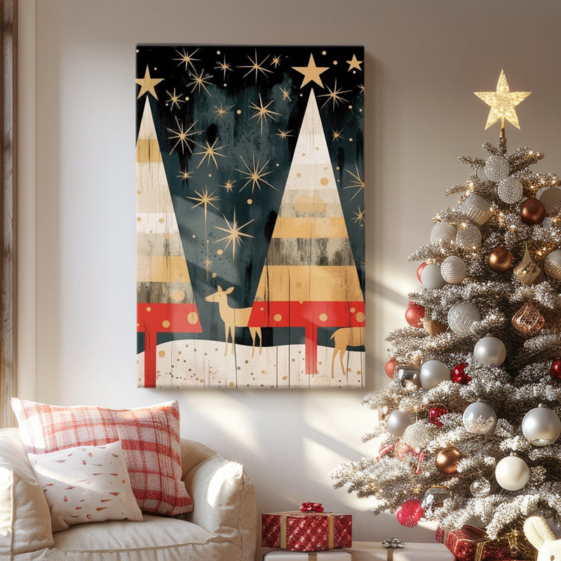 Yule of Honeyed Blessing-Premium Gallery Wrapped Canvas, 27" H x 18" W