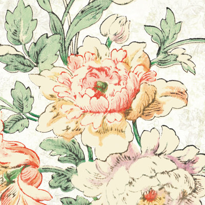 Cottage Roses VI by Sue Schlabach - Wrapped Canvas Painting