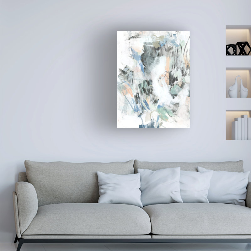 «Ivy Bronx June Erica Vess Ice Path I», art mural sur toile, H 19 po x l 14 po