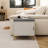 Krishelle Eisenhardt Modern End Table With Cushioned Top And Cabinet Storage