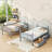 Rubber Wood Bunk Bed With Two Drawers-1326216427-1326216428