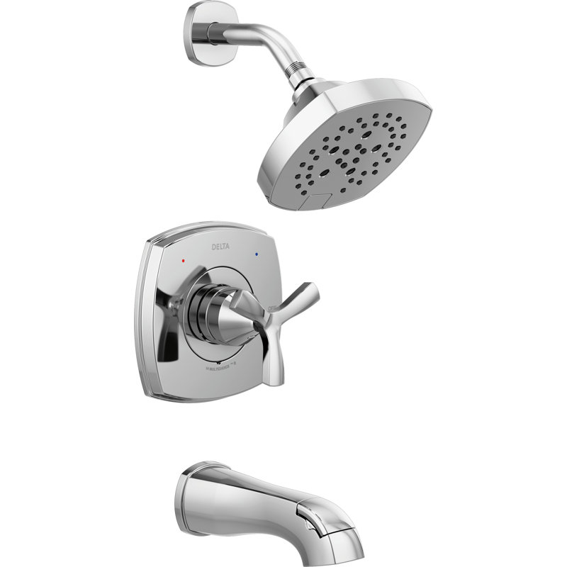 Stryke 14 Series Tub and Shower Faucet Trim with Diverter and H2Okinetic Technology, Chrome