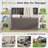 Water Resistant Resin Lockable Deck Box