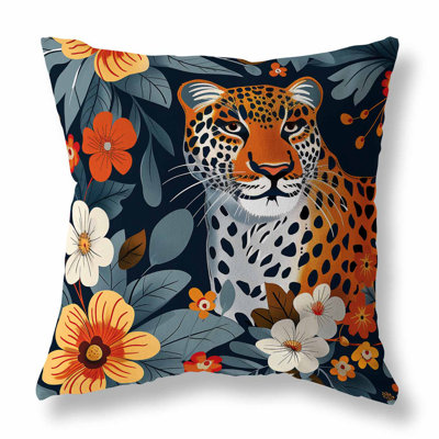 Jungle Cat Indoor/Outdoor Pillow