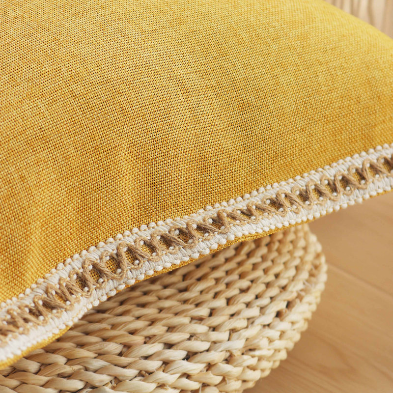 Housse de coussin de couleur, Bleu, Carré 18 po
