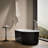 Volute 63 In. X 28-3/8 In. Freestanding Bath With Shroud