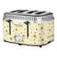 Russell Hobbs Emma Bridgewater Bumble Bee & Polka Dot Stainless Steel 4 Slice Toaster