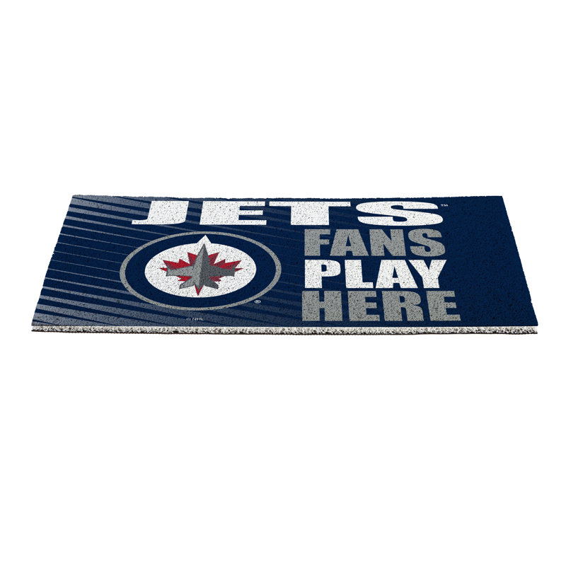Tapis PVC Winnipeg Jets Fan, 28 po x 16 po