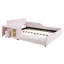 Lit plateforme Elowen Modern Glam avec bureau intégré et rails de sécurité-1898983941-1898983943