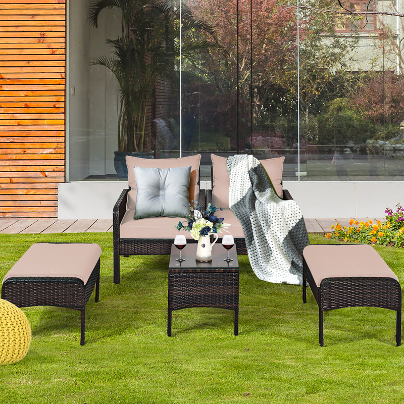 Beaudette 4 - Person Patio Conversation Set