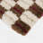 Uribe Rust Modern Checkered Shag Area Rug-1948812544