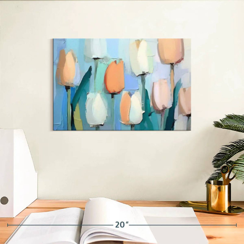 Tulipes Harnek pastel III, H 8 po x l 12 po