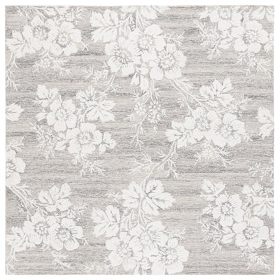 Panayiota Hand Tufted Wool, Viscose Floral Rug