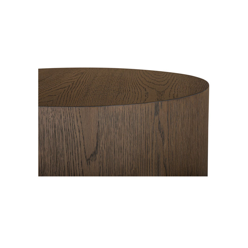Corey Side Table Rustic Oak, Dark Brown