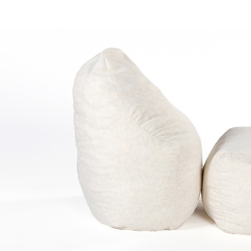 Canapé simple et mignon, Mélange de lin jaune, H 33,46 po x l 29,52 po x P 32,28 po