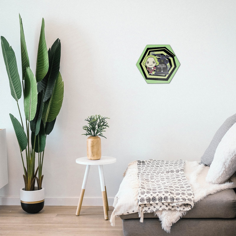 Beetlejuice (Here Lies-Chibli), impression sur bois
