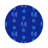 Gem Sapphires White Round Beaded Placemat Smooth