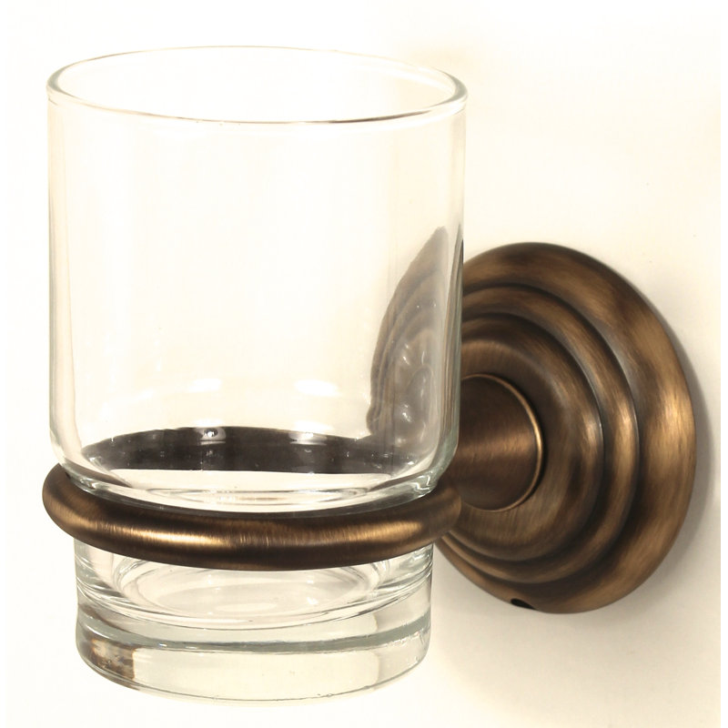 Porte-verre et porte-verres Gaen, Mat anglais antique