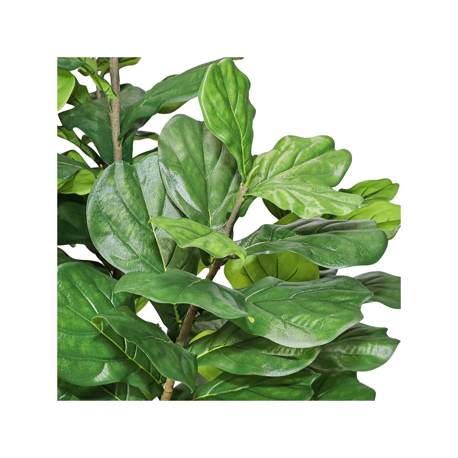 Faux Fiddle Leaf Fig Tree in Pot, 96"  x 40"