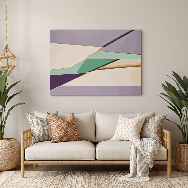 Art mural en métal Hard Edge 84, H 16 po x l 20 po