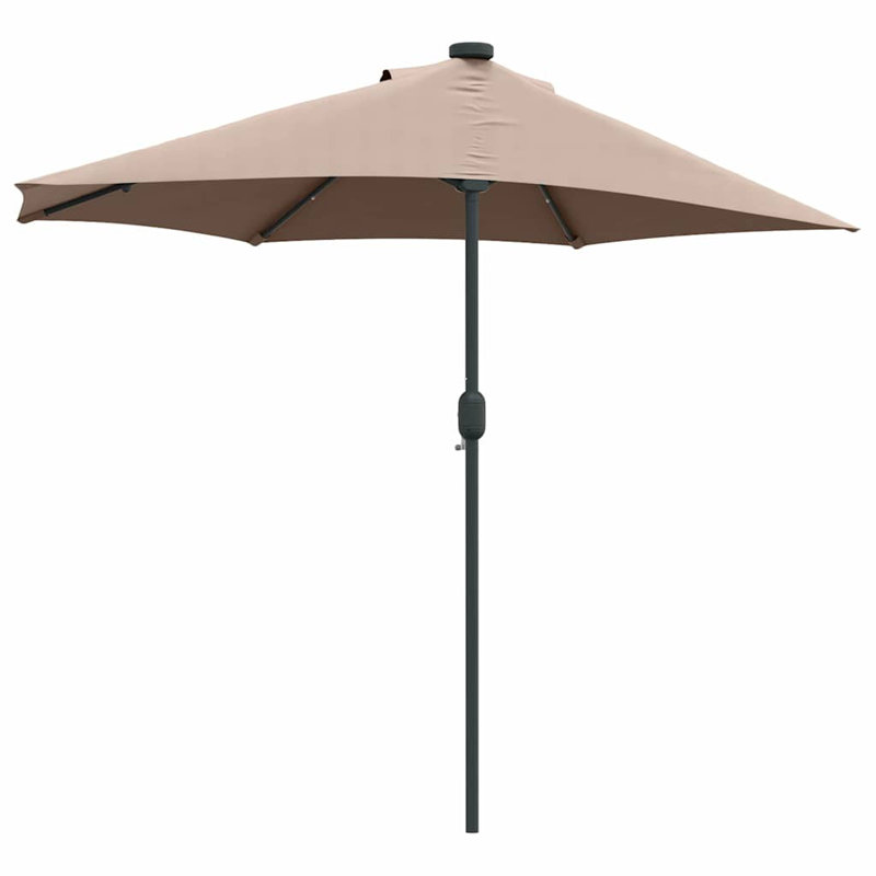 Market Parasol, 223cm H x 150cm W x 150cm D, Taupe