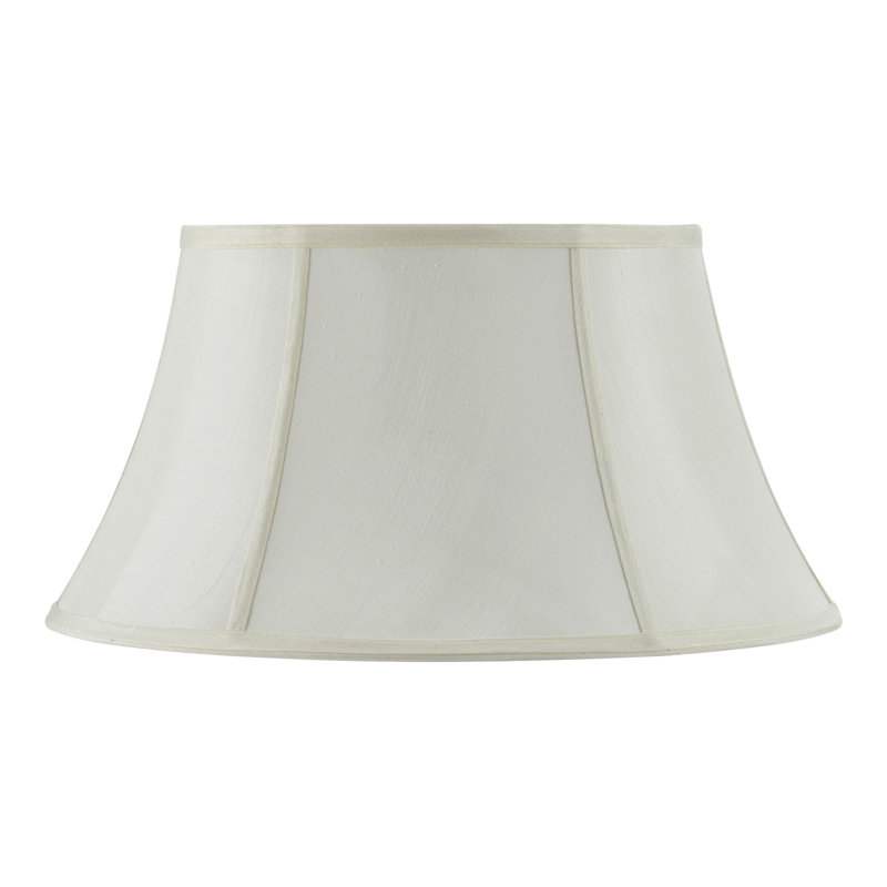 Abat-jour en tissu cloche (araignée), Coquille d'œuf, H 8,25 po x l 14 po x P 14 po