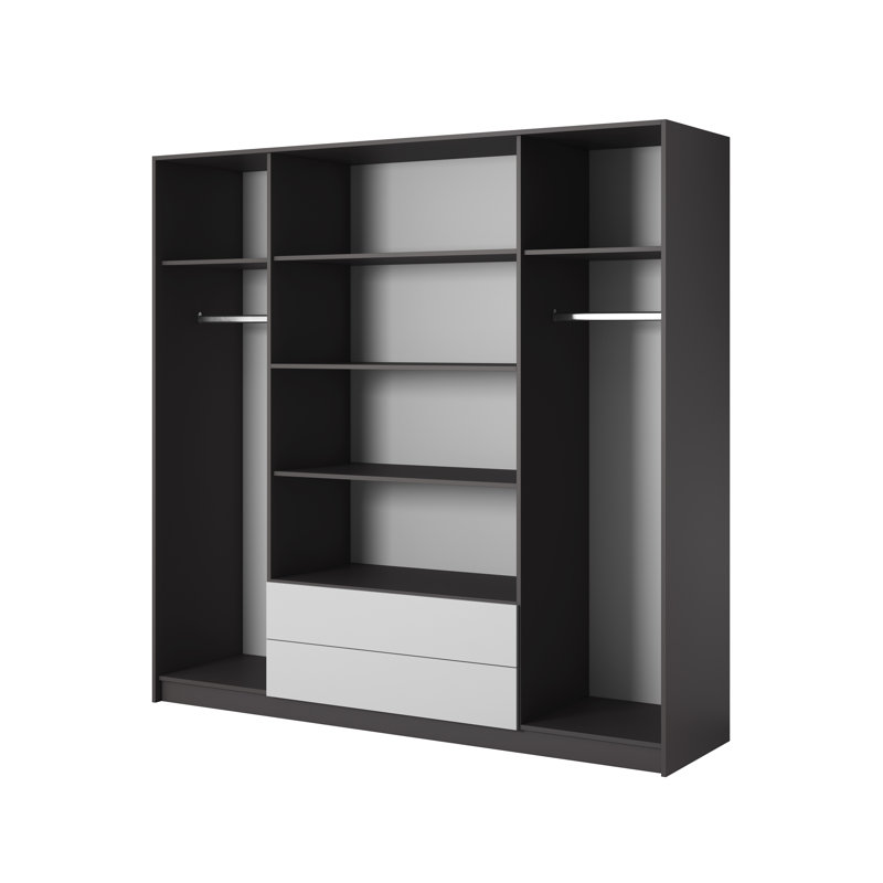 Asherah 4 Door Manufactured Wood Wardrobe