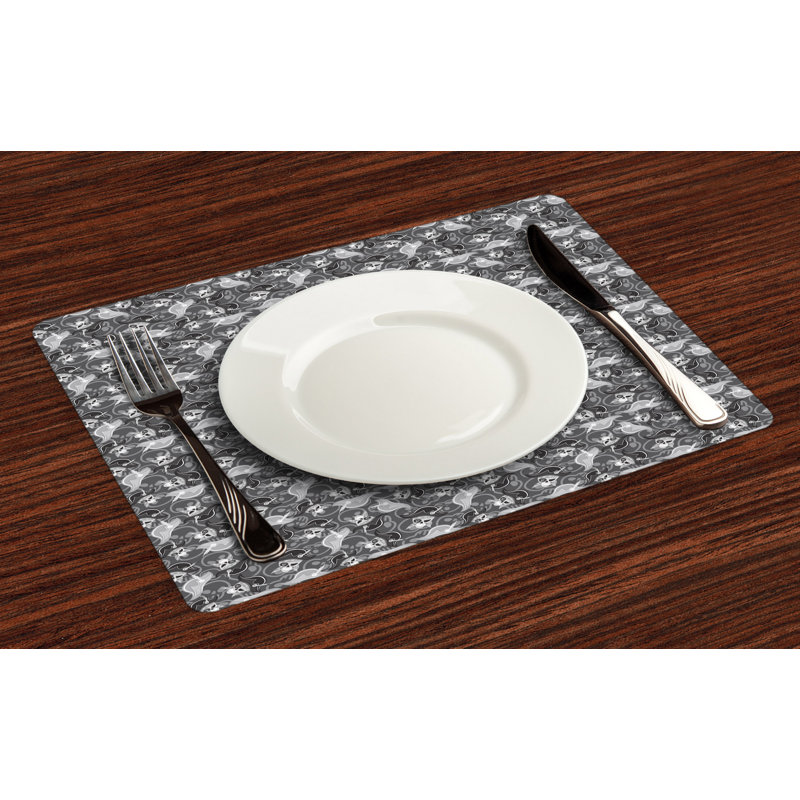 Polyester Abstract Rectangle Placemat