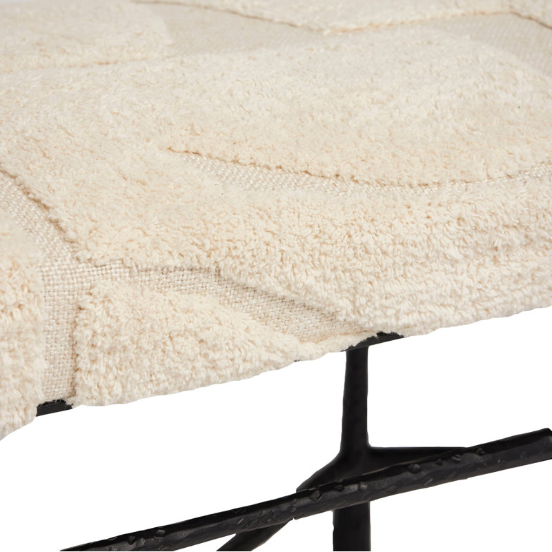 Collins Upholstered Bench, 18.5" H x 54" W x 16" D