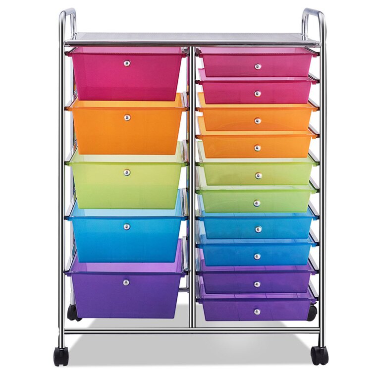 Rebrilliant Ezzell 15 Drawer Storage Drawer & Reviews