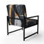 Fauteuil d'appoint rembourré en marbre Daelen-782835674
