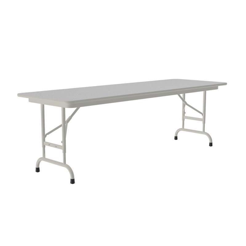 Rectangular Adjustable Folding Table, 32" H x 60" W x 24" D