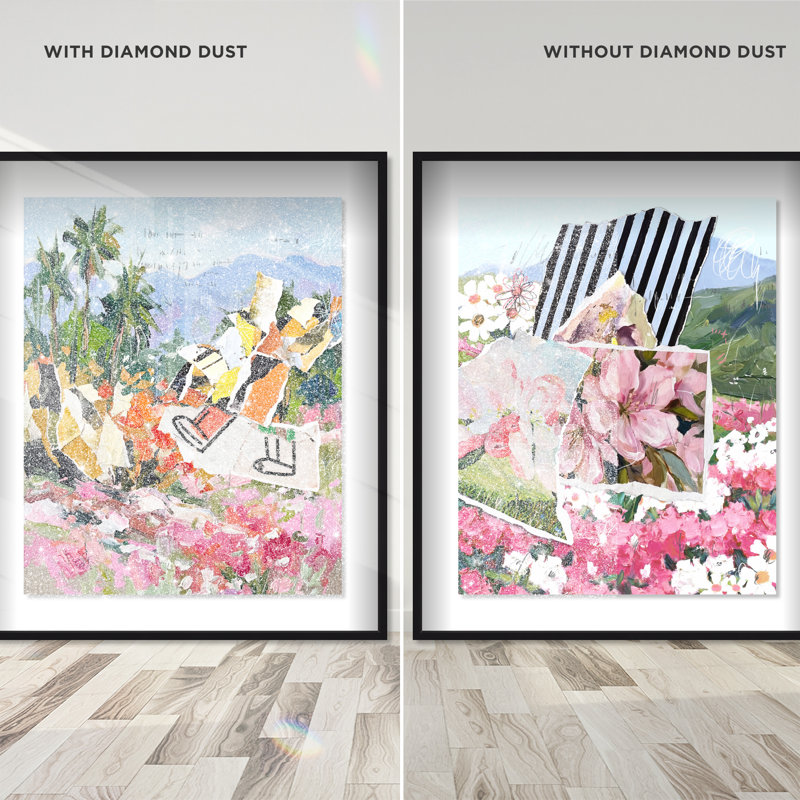 Tropic Bloom Set Shadowbox Landscape & Nature Print by Oliver Gal, Black Frame, 16 x 20, 17.5"H x 21.5"W, Black Shadowbox