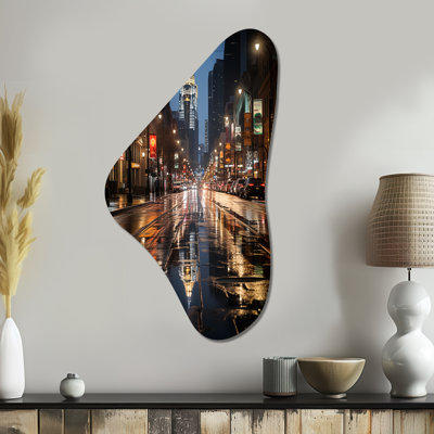 Orofino - Charlotte Boomerang, art mural asymétrique en métal