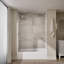 Aerie Curved Bath Screen