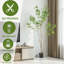 Arbre de 82 pi artificiel 82,7 po - Faux plante réaliste, faux arbre pré-mis en pot pour la décoration de salon intérieur / extérieur