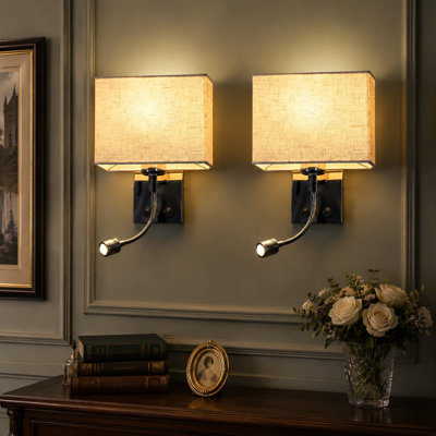 Shawon 1-Light Wall Light LED Armed Sconce