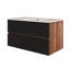 36 po  Meuble-lavabo mural 2 tiroirs-180384652