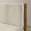 Lit plateforme en bois d'hévéa Vichy, durable et élégant pour les chambres modernes avec un assemblage facile
